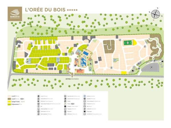 Map of l'Orée du Bois