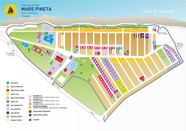 Map of Mare Pineta