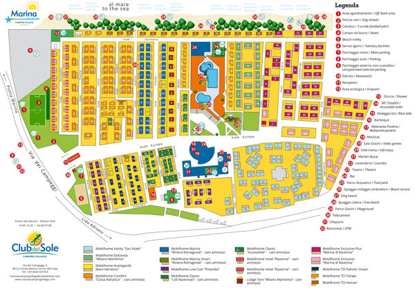 Map of Marina Family Resort
