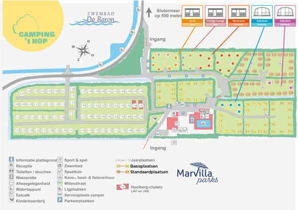 Map of Marvilla Parks Friese Meren