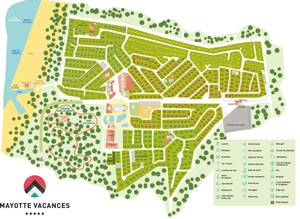 Map of Mayotte Vacances