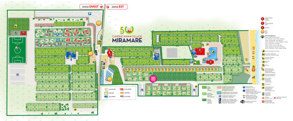 Map of Miramare