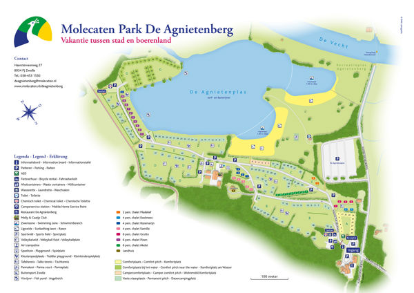 Map of Molecaten Park De Agnietenberg