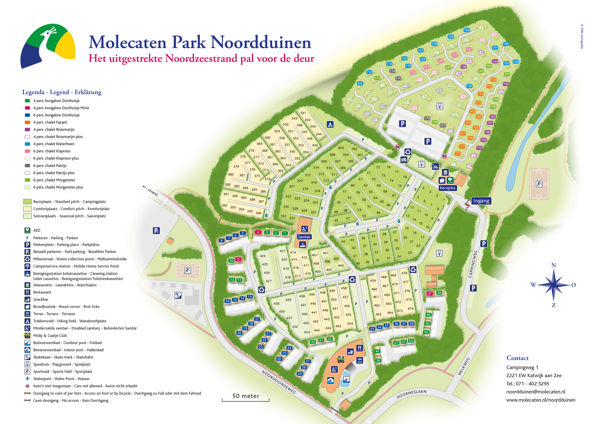 Map of Molecaten Park Noordduinen
