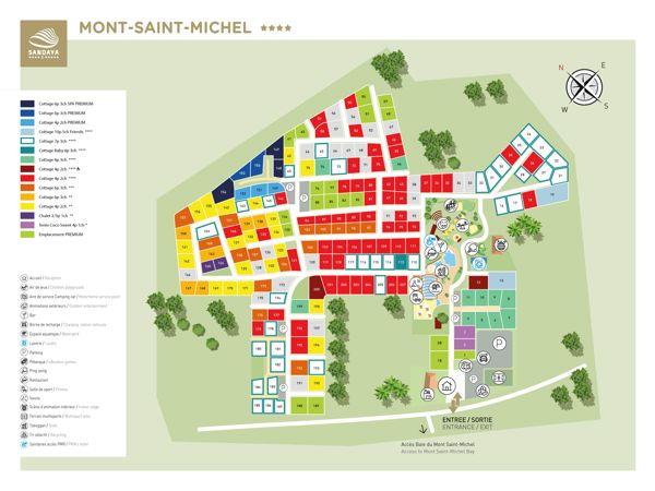 Map of Mont-Saint-Michel