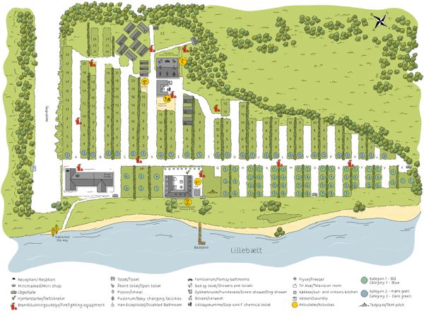 Map of Noordwind Camping Galsklint
