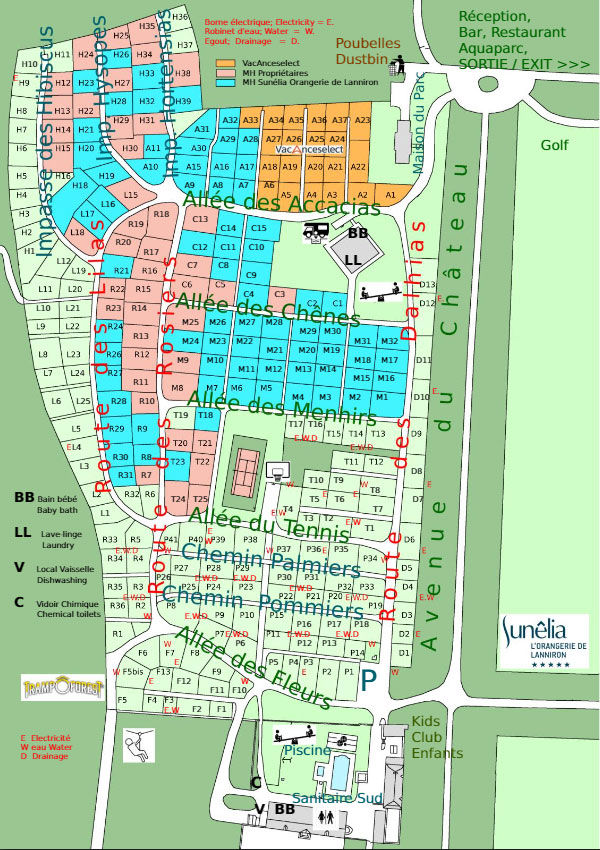 Map of Orangerie de Lanniron