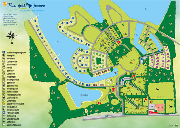 Map of Parc De Witte Vennen