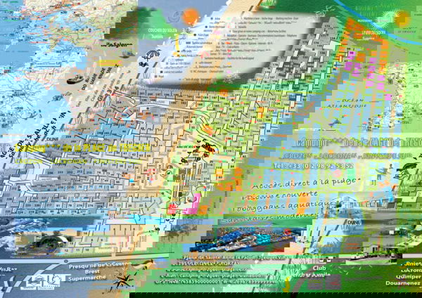 Map of Plage de Treguer