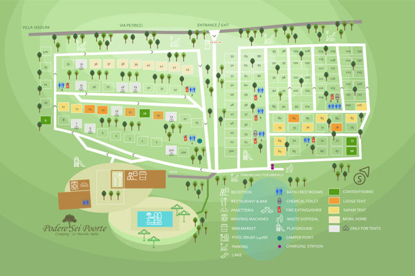 Map of Podere Sei Poorte