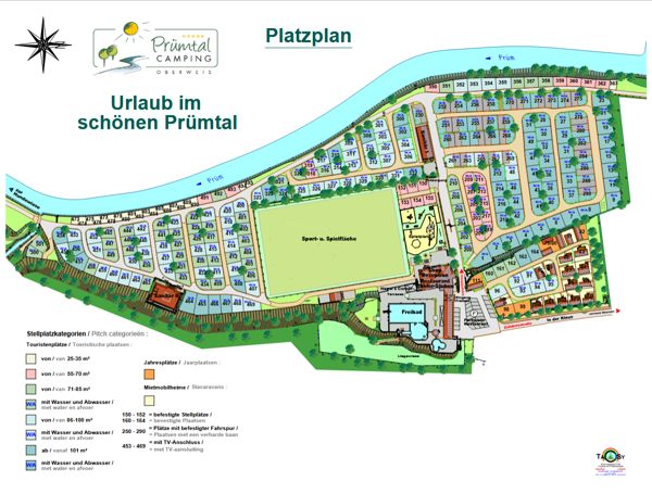 Map of Prümtal Camping