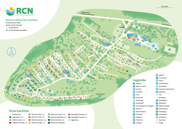 Map of RCN les Collines de Castellane