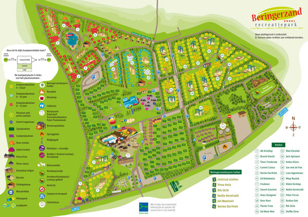 Map of Recreatiepark Beringerzand