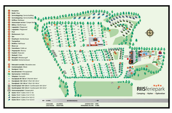 Map of Riis Feriepark