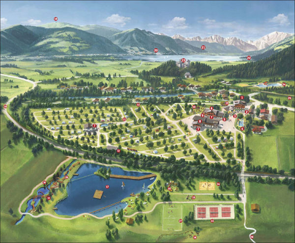 Map of Sportcamp Woferlgut