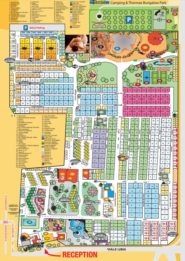 Map of Tahiti Village