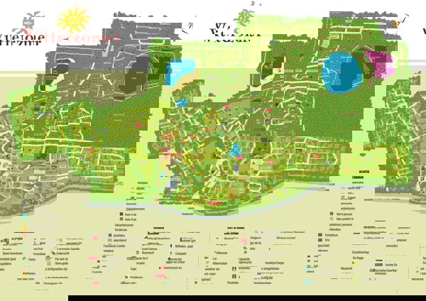 Map of Vakantiepark Witterzomer