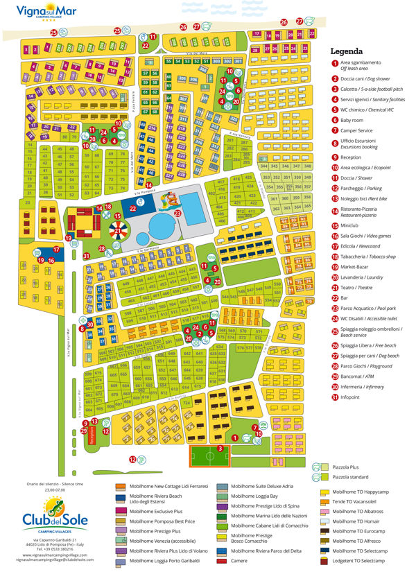 Map of Vigna sul Mar Family Village