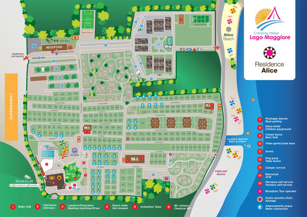 Map of Village Lago Maggiore