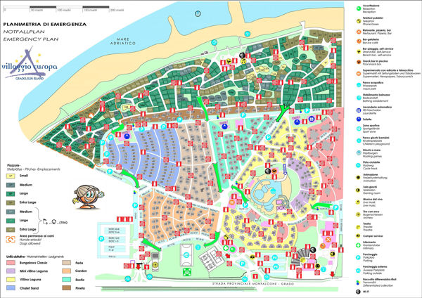 Map of Villaggio Europa