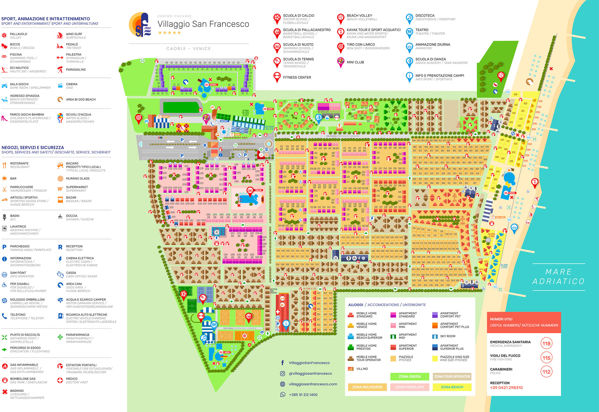 Map of Villaggio San Francesco