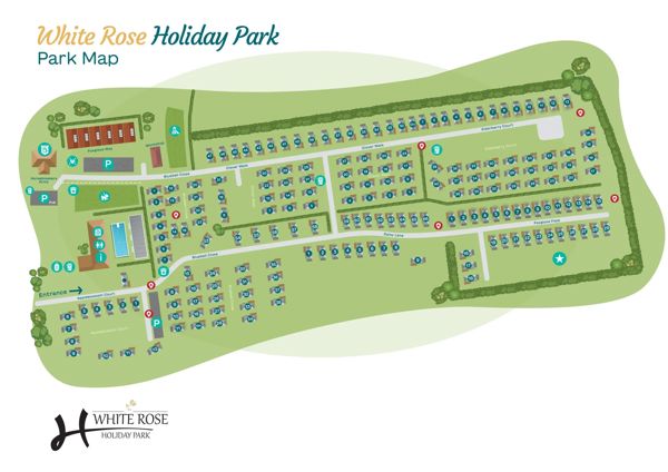 Map of White Rose Holiday Park